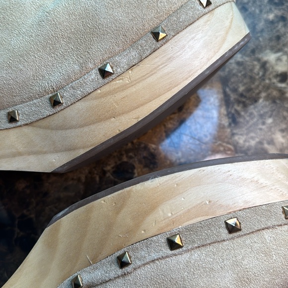 Steve Madden 11 Brooklyn-1 Leather Studded Clogs mules - Picture 10 of 12